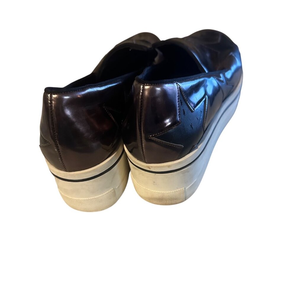 Stella McCartney Bronze & Black Star Platform Slip-Ons - Picture 5 of 6
